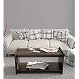NEUDOT Catimor Engineered Wood Coffee Table | Center Table for Living Room | Tea Table, Center Table with Storage for Drawing Room and Office |Finish Color - Wenge Finish | 1 Year Warranty
