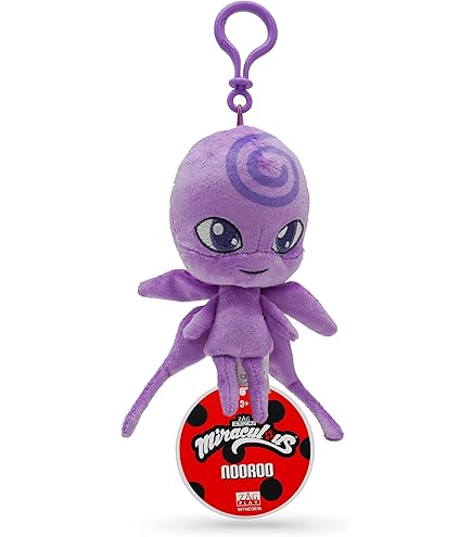 Miraculous Ladybug Portachiavi Peluche 12cm 3D ,Ciondolo Borsa Zaino Cat Noir Plagg 5038104081392 Miraculous Ladybug Portachiavi Peluche 12cm 3D ,Ciondolo Borsa Zaino Cat Noir Plagg 5038104081392