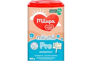 Milupa Milumil Pre Babynahrung, Anfangsmilch von Geburt an, Baby-Milchpulver, (1 x 800 g) || Die äußere Verpackung kann varii