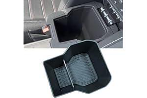 【3 Farben】MEDZUK Jogger Mittelkonsole Tray Armlehnen Organizer für Dacia Jogger 2021-2023 2024 Aufbewahrungsbo Zubehör (Schwarz)