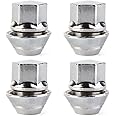 AKORD Alloy Wheel Nuts with Floating Captive Washers, M12 x 1.5 mm Lugs, Set of 4
