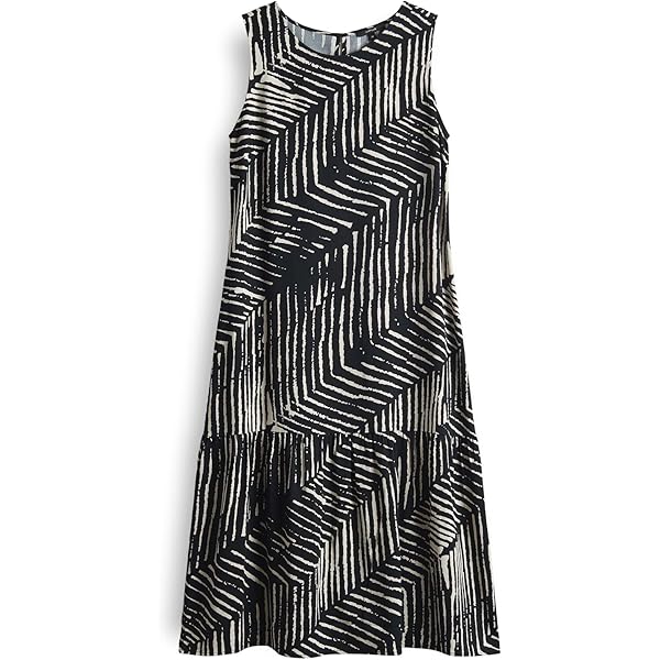 Opus Midi-jurk in laagjeslook, model 'Wicy wildflower' 10402613089344