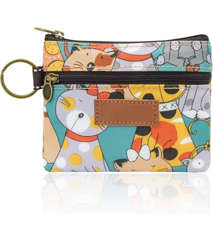 Lot De 2 Mini Porte-monnaie En PU - Fermeture éclair, Léger, Pour Cartes Et Pièces