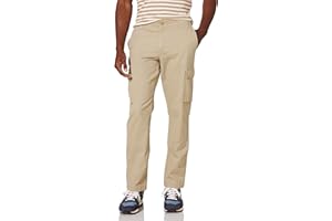 Amazon Essentials Pantalón Cargo, elástico y de Corte Ajustado (Disponible en Tallas Grandes y Largos Especiales) Hombre