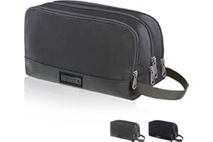 Coronel Tapiocca - Neceser Viaje para Hombre | Bolsa de Aseo compacta con 3 Compartimentos, Ideal para Viaje, Trabajo, Deporte o Vacaciones