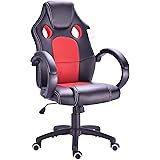 Millhouse New Designed Racing Sport Swivel Office Gaming Chair X2710S (Black-Red)