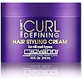 GIOVANNI Curl Habit Curl Defining Hair Styling Cream - Curl Cream, Hair Curling Cream, Tames Frizz & Flyaways, Silicone Free, Light Weight, Curl Enhancing Hair Products, Hair Cream for Curls - 10 oz