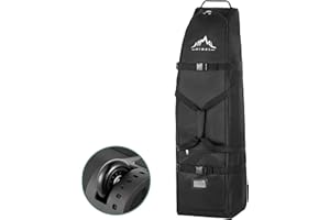 Himal Outdoors Soft-Sided Golf Travel Bag with Wheels- Heavy Duty 600D Polyester Oxford Wear-Resistant, Excellent Zipper Universal Size