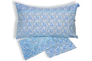 GX GARGIX Completo letto cotone matrimoniale singolo lenzuola fantasie shabby sotto sopra federe (Plt-22, SINGOLO)