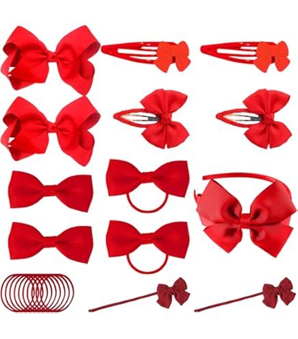 Elastici Per Capelli Rossi Per Bambine, Elastici Per Capelli