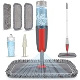 Mop Mop with Sprayer, MEXERRIS Spray Mop Floor Cleaning Mops | Microfiber Mop for Cleaning Home, Kitchen, Industrial, Tiles,