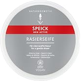 Speick Men Active Tıraş Sabunu 150 gr | Doğal İ&ccedil;erikli Shaving Soap | Yoğun ve Kremsi K&ouml;p&uuml;k | Speick Bitkisi &Ouml;zl&uuml; | Vegan For