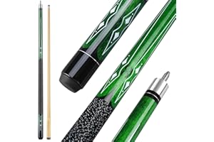 Winucue Pool Cue, 58 inch Maple Wood Billiard Pool Cue Sticks for Adults with 13mm Tip, 18 19 20 21oz Professional Pool Sticks with Anti-Slip Thread Wrapping for House Bar Billiard Sport