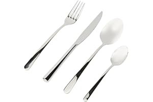 Zwilling Nova - Juego de 24 Cubiertos de Mesa, Acero Inoxidable, Plateado, para 6 comensales