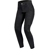 REBELHORN Ash Lady Women's Motorcycle Jeans Aramid Fiber Lining SAS-TEC Knee and Hip Protectors High Waist Skinny Fit