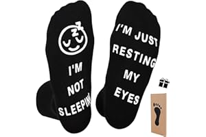 WYTartist Mens Funny Socks With Grippers Non-Slip, Novelty Gifts For Dad Husband Grandpa, Idea For Birthday Fathers Day Christmas Gifts