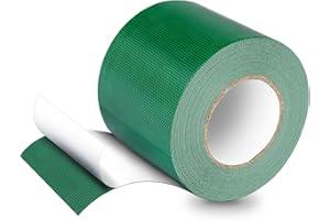 HONGTAISHENG PVC Ruban de Bâche, Ruban de Réparation pour Bâches en Tissu, Patchs de Bâche, 5M*8CM, pour Bâche de Camion, Auvent, Tente, vert