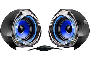 Woxter SO26-055 Big Bass 70 - Altavoces para PC (Mando de Control de Volumen, 15 W de Potencia, Conexiones 3.5 mm, USB, óptim