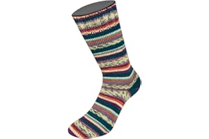 ‎LANA GROSSA LANA GROSSA Landlust die Sockenwolle | Garn aus Merinowolle in verschiedenen Farben | Handstrickgarn aus 80% Schurwolle (Merino) & 20% Polyamid | 100g Wolle zum Stricken & Häkeln | 420m Garn FB710