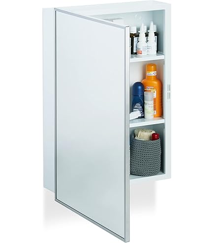 Planetmöbel Spiegelkast Badkamer 40 cm, Badkamerkast, Badkamermeubel