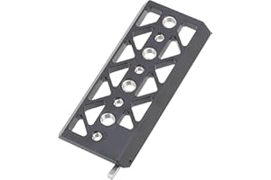 Hersmay Płyta mostkowa na jaskółczy ogon 12.7 cm Quick Rlease Statyw do standardowej klatki kamery Tilta ze śrubą montażową 1/10.2 cm-20 i 3/20.3 cm-16