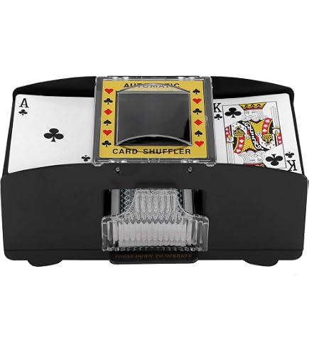 Jeu d'adresse Mélangeur de cartes Relaxdays électrique 6 ponts malaxeur Jeu d'adresse Mélangeur de cartes Relaxdays électrique 6 ponts malaxeur
