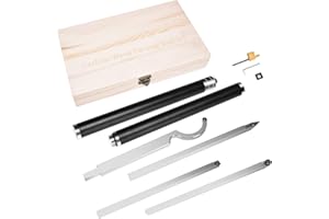 TTLIFE Carbide Woodturning Tools,4pcs Lathe Chisels Set,with Diamond Shape,Round,Square Cutters Replaceable Turning Lathe Chisels,for Wood Carving,Root Carving,Furniture Carving,Craft DIY Hobbyists