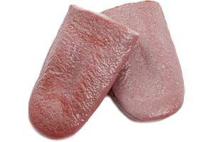 Yetaha Realistic Fake Tongue, 2Pcs Stretchable Fake Tongue, Artificial Tongue Prop, Horrible Realistic Tongue Close-up Terror Magic Trick Halloween Gross Jokes Prank Tricks Horrific Magicians Prop