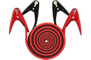 IMZEUS kfz Starterkabel pkw Überbrückungskabel Auto 4m Starthilfekabel LKW, 6/12/24 Volt, 800amp Starthilfekabel Diesel Starthilfe Kabel für Benzin- und Dieselmotoren inkl Tragetasche 2 x 4m