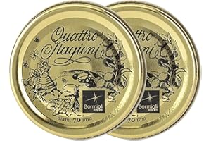BIERRE STORE Tapones para tarros de cristal de 70 mm, cuatro estaciones Bormioli, 6 unidades
