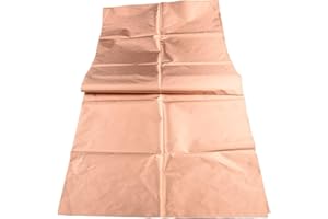 Advokingtap Copper Shielding Fabric EMF Blocking for RFID Radiation Signal WiFi for PROTECTION EMP Resistant Conductive Material For DIY Projects 1M X 110Cm