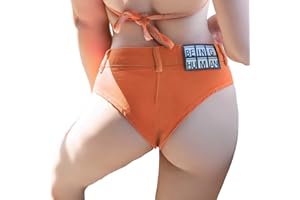 Faringoto Damen Sexy Low Waist Stretch Mini Denim Shorts Hot Pants Clubwear