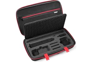SYMIK S310-X Estuche de Transporte para Cámara de Acción Insta360 X3 /One X2, con Separador Acolchado; Fits Selfie Stick Invisible, Mango/Trípode Bullet Time, Accesorios
