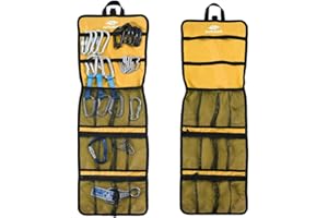 Lixada Climbing Quickdraw Hanging Storage Bag Climbing Gear Organizer Bag Small Tools Organizer Pouch
