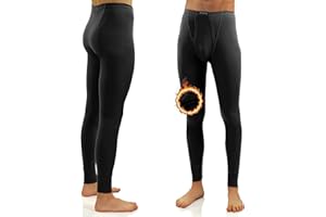 sesto senso Caleçon Long Coton 100% Pantalon sous-Vêtements Bas Thermique Homme