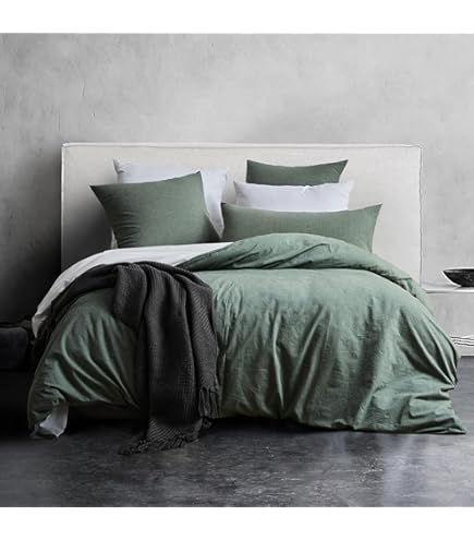 Parure 3 Pièces Percale Coton 80 Fils Housse De Couette 240x220cm+65x65cmx2 FC-035