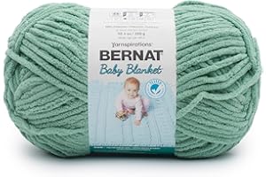 BERNAT Baby Blanket, Misty Jungle Green, 300g