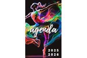 Agenda 2025 - 2026: Gymnastique - Danse | Scolaire, Collège, Lycée, Étudiant | Journalier