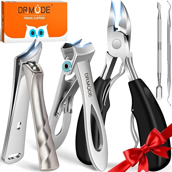 Outfany Nagelknipser Pro – Für Dicke Zehennägel, Mit Auffangbox & Ergonomischem Griff (Edelstahl)