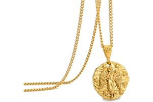 Speroto Zodiac Necklace - Stainless Steel 12 Constellation Necklace for Men/Women Matching Necklaces - Horoscope Astrology 3D Embossed Pendant Necklace - Gifts for Women and Men