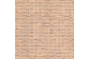 Melody Jane Maison de Poupées Ancien Brique Rouge Papier Miniature Impression 1:24 Échelle Extérieur Papier Peint