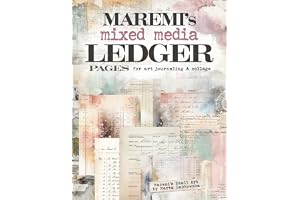MAREMI'S mixed media LEDGER Pages for art journaling & collage