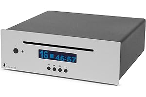 PRO-JECT AUDIO SYSTEMS Pro-Ject CD Box DS, High End Audio CD Player z 24 bit/192 kHz Burr Brown DAC (srebrny)