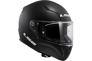 LS2, Casco Moto Integrale RAPID II SOLID Matt Black, XL