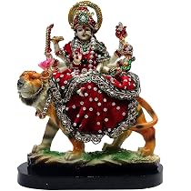 Buy A2Z Marble & Polyresin Durga Maa Idol Sherawali Mata,1 Piece ...