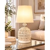 Homesake® Modern Small Crystal Table Lamp, Contemporary Bedroom Bedside Nightstand Lamp, Morden Minimalist, Desk Globe Lamp f
