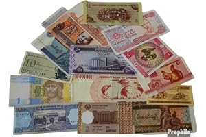 PROPHILA COLLECTION Tutto Mondo 15 Varie Banconote (Banconote per Collezionisti - nessun Mezzo di pagamento)