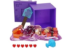 TREASURE X 41675 Caves & Cliffs. Overworld Minecraft, découvrez 10 Niveaux d'aventure et 12 Personnages de Mines et d'artisanat à Collectionner. Vous trouverez Le véritable trésor trempé dans l'or,