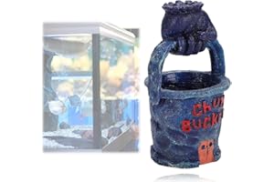 SALUTUYA Spongebob SquarepantsAdorno de Acuario, Adorno de Cubo de Resina Artificial Decoración de pecera Simulación de paisajismo