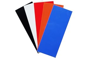 Danuland G10 Spacer 4"X 10" X 0.04" (100x250x1mm) matériel de poignée pour la fabrication de couteaux, Micarta couteau balance dalle, paquet de 5 pièces